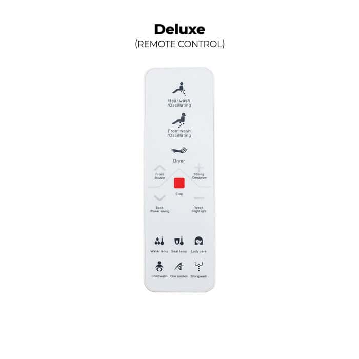 bidetry LX electric bidet smart toilet seat remote control