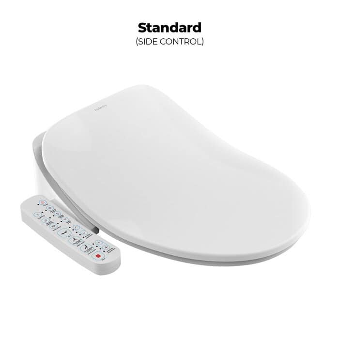bidetry LX electric bidet smart toilet seat side control