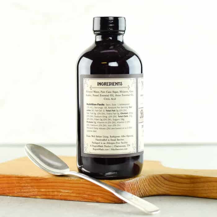 Black Licorice Cocktail and Soda Syrup - Image 2