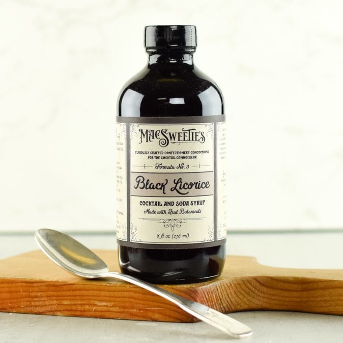 Black Licorice Cocktail and Soda Syrup