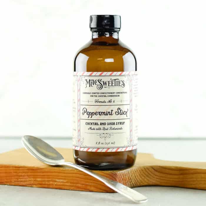 Peppermint Stick Cocktail and Soda Syrup