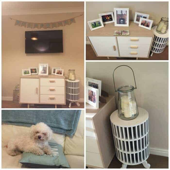 The after pictures of my living makeover