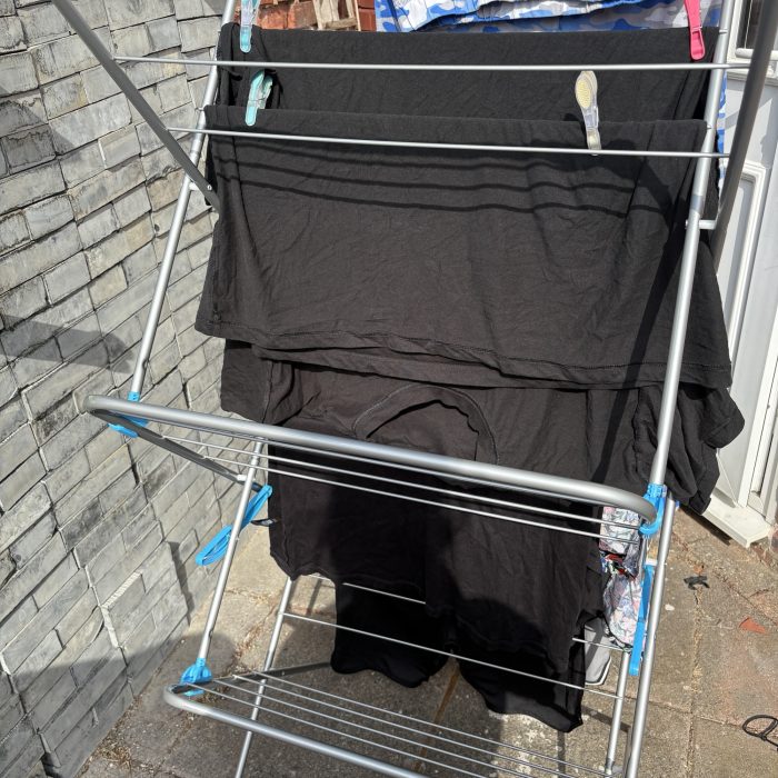 Drying the washing outside