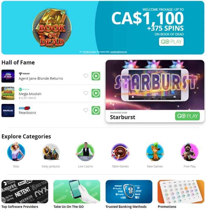 Welcome Bonus and Free Rounds at Casi GO Casino