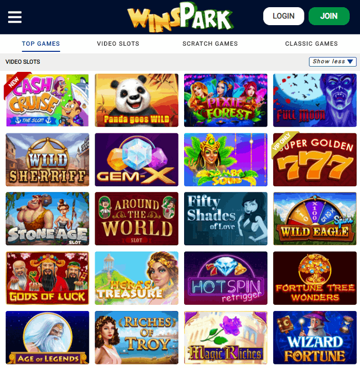 Visit Wins Park Casino