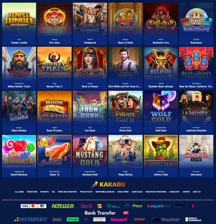 KakaduCasino.com Free Spins 