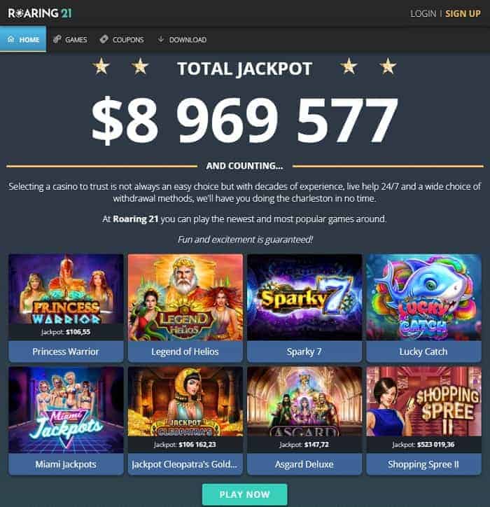 Roaring Casino Free Bonus 