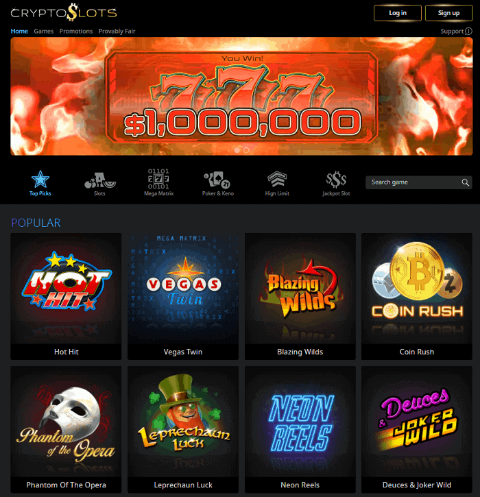 Crypto Slots Casino Review 