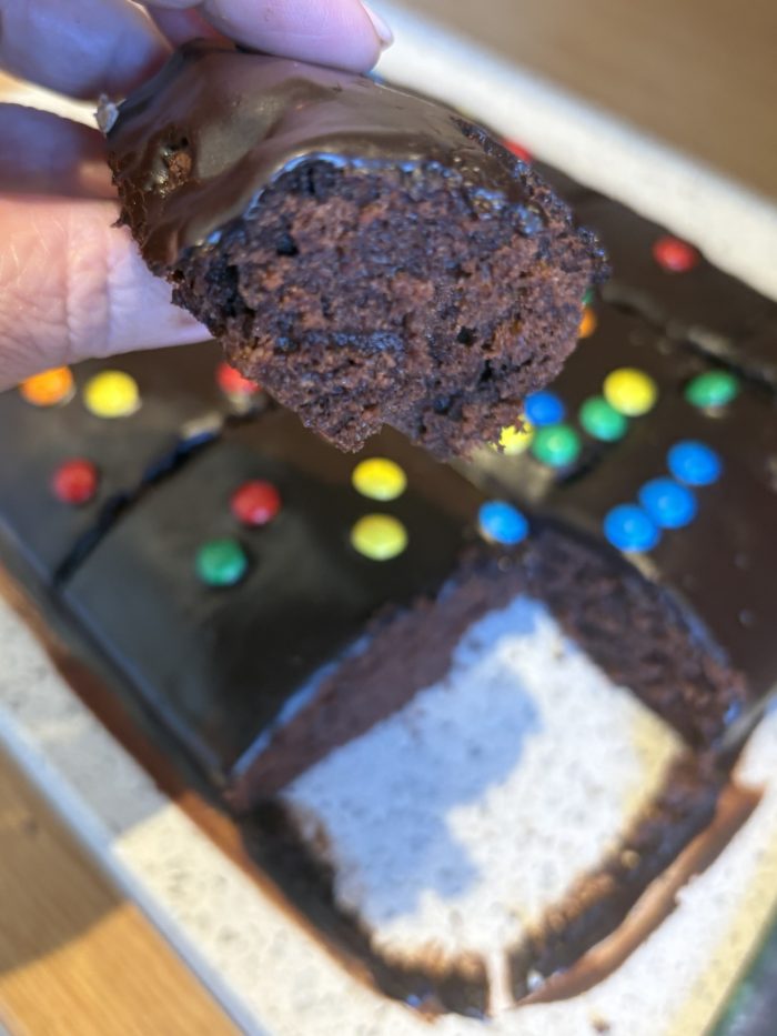 Homemade packed lunch cake