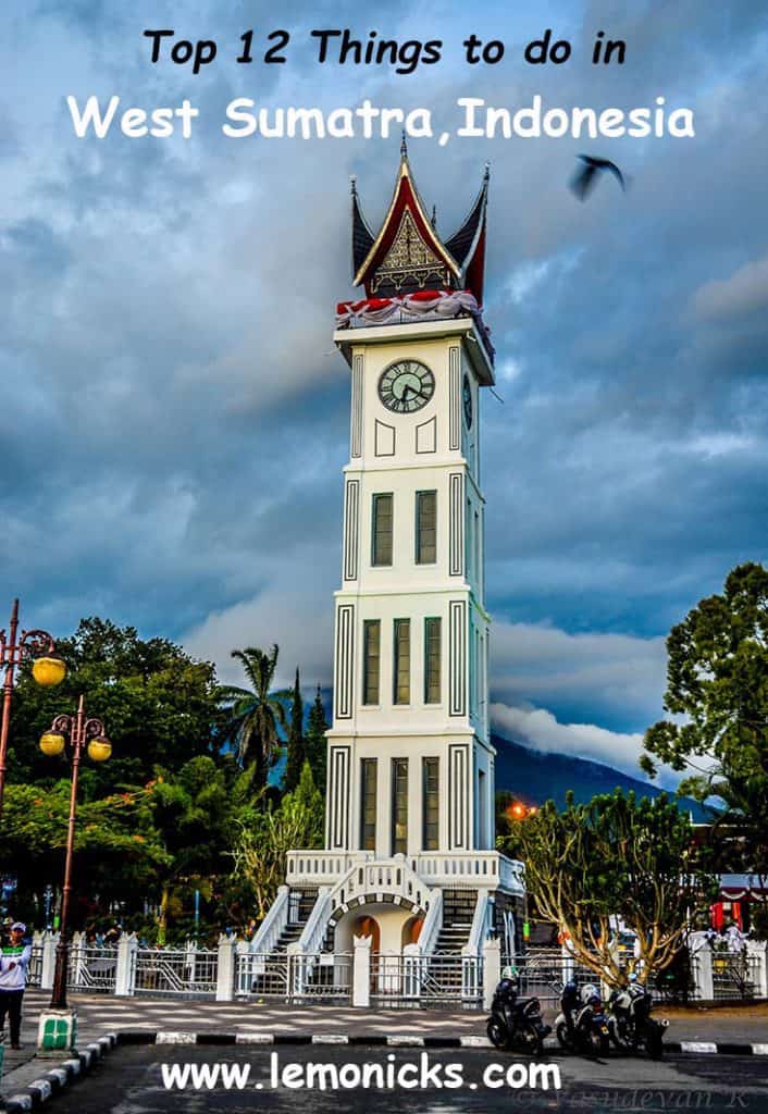Top 12 things to do in West Sumatra 1 west sumatra clock tower bukit-tinggi
