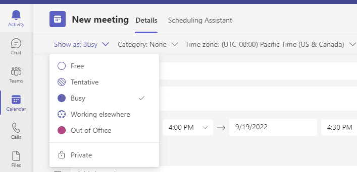 new meeting