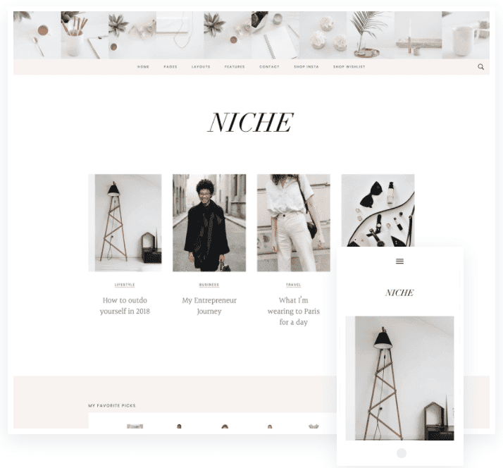 fashion blog theme