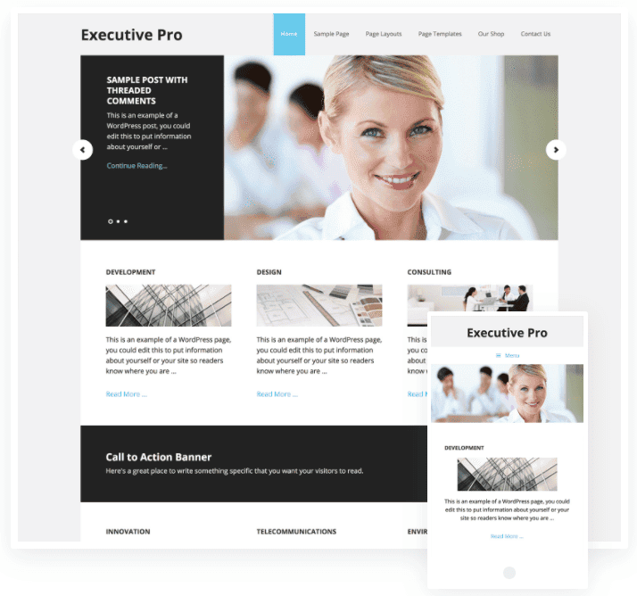 consulting wordpress theme