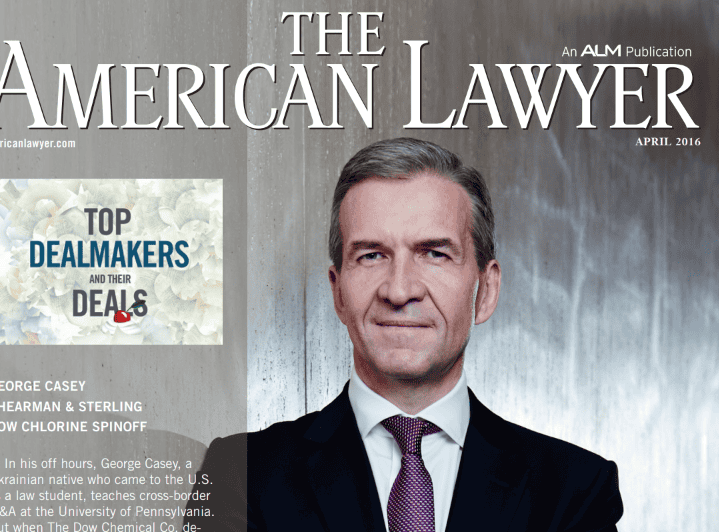 George Casey, biglaw M&A lawyer