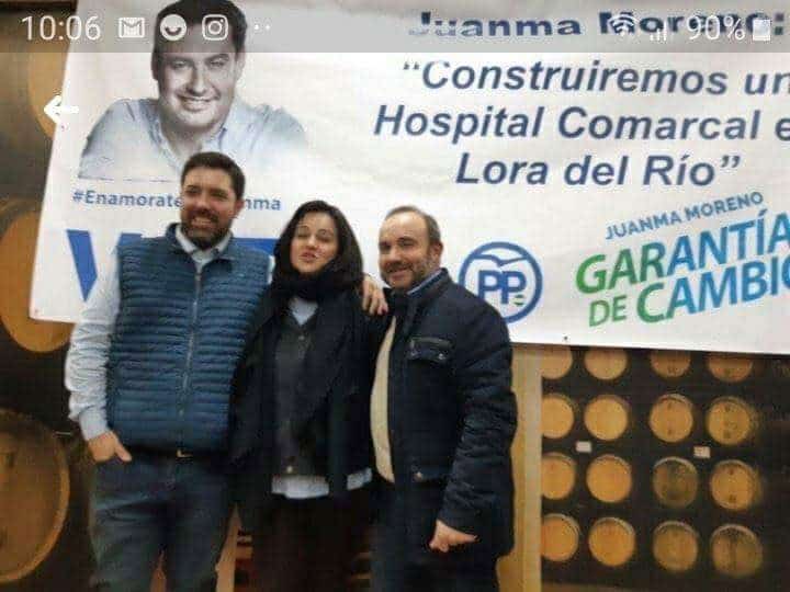 Lora del Río - LoradelRio.NeT - Juan Manuel Moreno Bonilla en plena campaña electoral municipal prometió el Hospital Comarcal para Lora del Río promesahospital