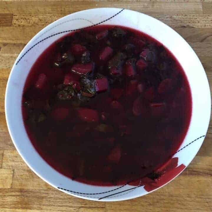 Barszczyk Z Botwinką - Young Beet Soup Recipe