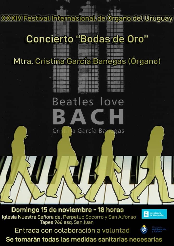 Afiche, concierto Bodas de Oro, 2020