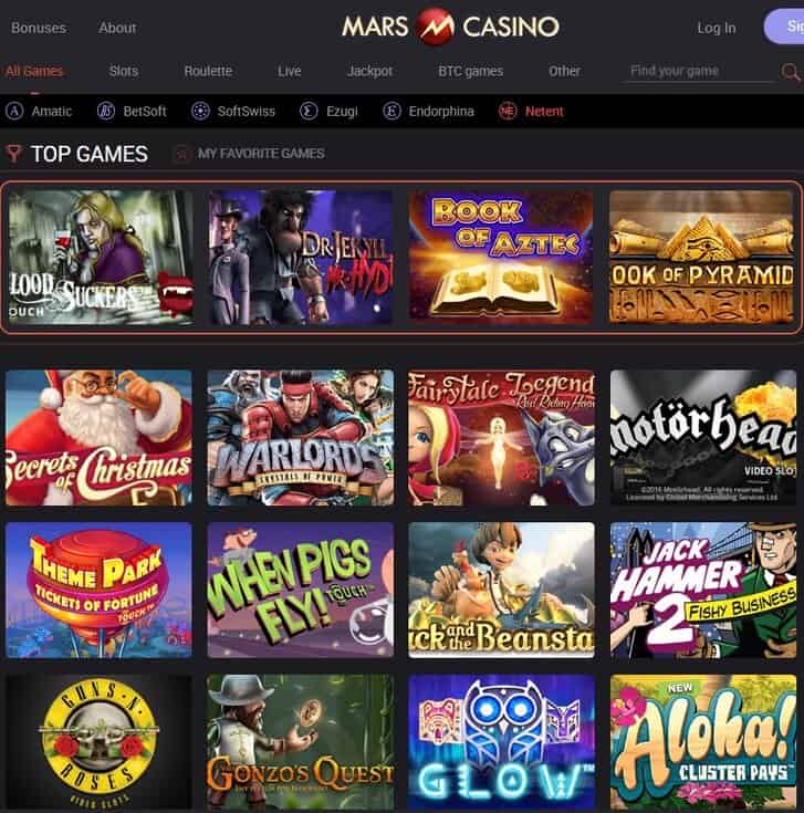 Mars Casino Review