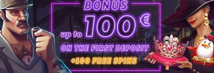 100 euro and 100 gratis spins 