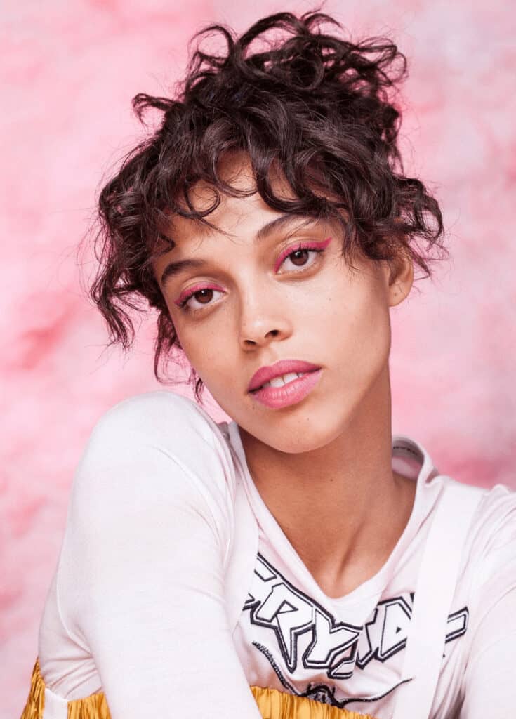 maquiagem rosa