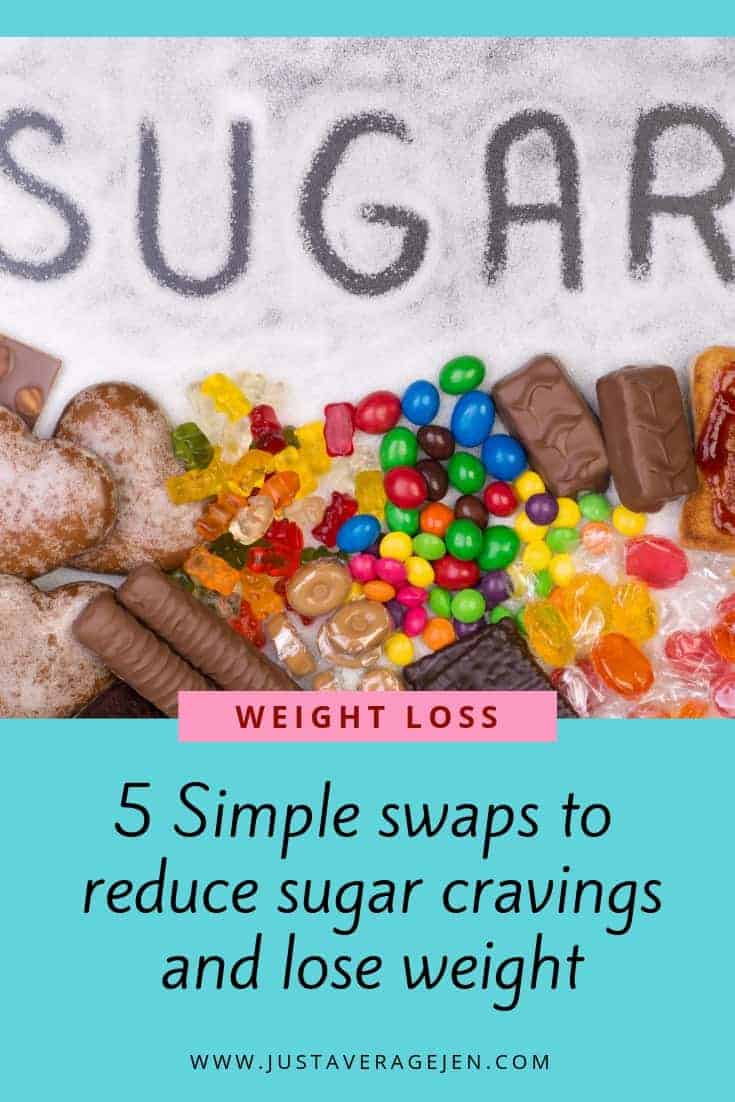 Pinterest pin of sweets and biscuits