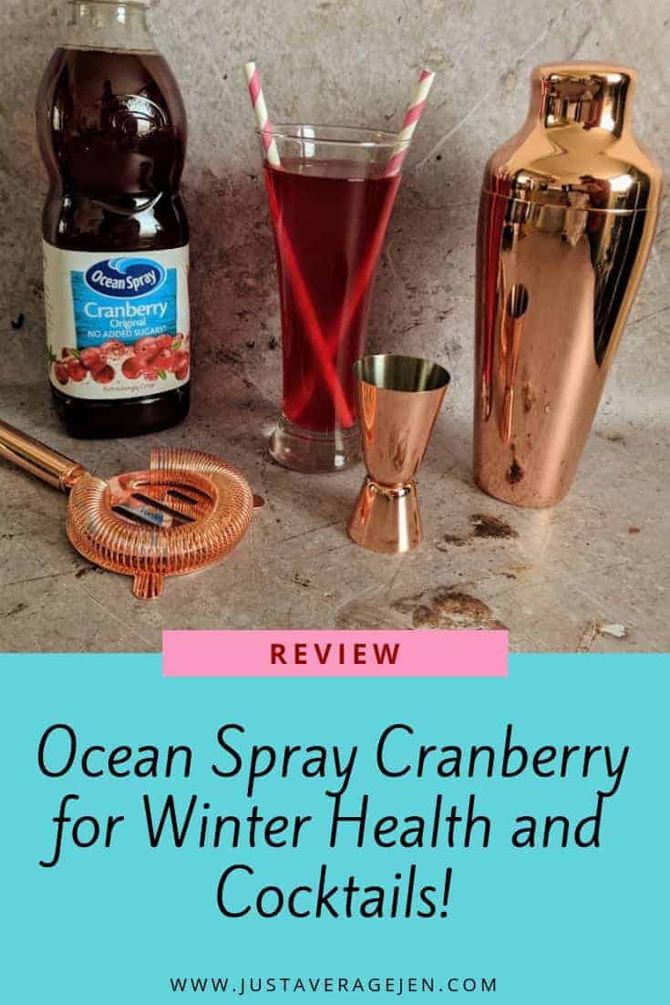 Ocean Spray Cranberry for Winter Health and Cocktails!