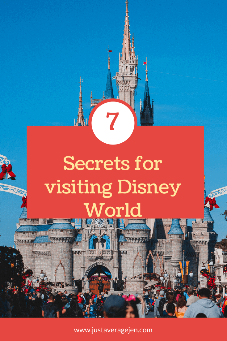 Pinterest pin of Disney World castle
