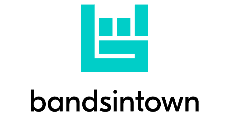 Innovative digital media logo featuring a stylized turquoise face and bar chart elements representing music industry insights and trends.