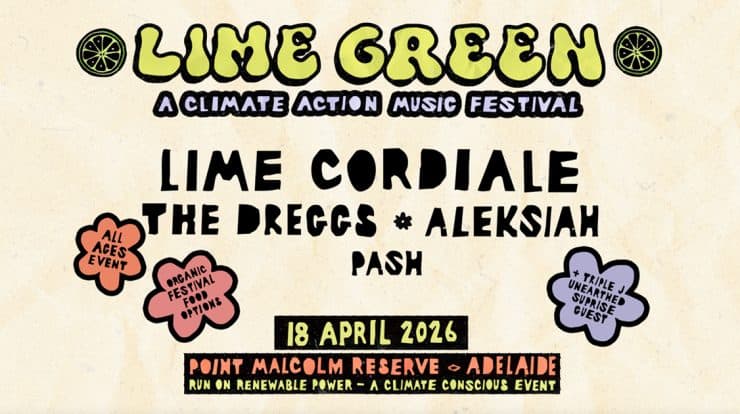 Lime Green Festival poster artwork