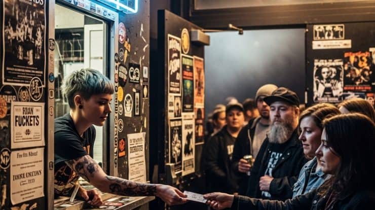 ticket sales at independent music venues