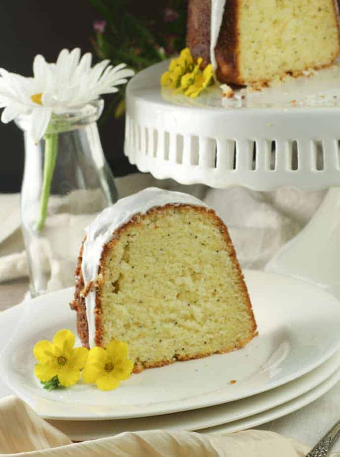 Lemon Ricotta poppy seed bundt cake