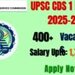 UPSC CDS 1 Paper 2025-26