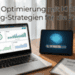 Futuristisches Dashboard zur SEO Optimierung mit KI, das Analysedaten und Rankings für Content Creator 2026 visualisiert.
