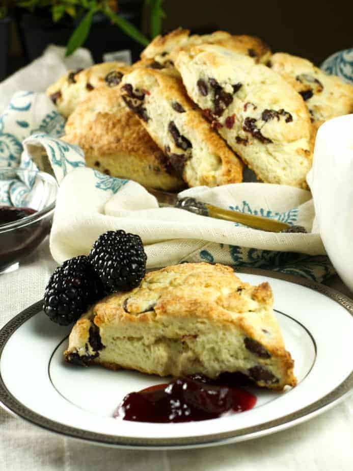 Cherry and Chocolate chip Scone