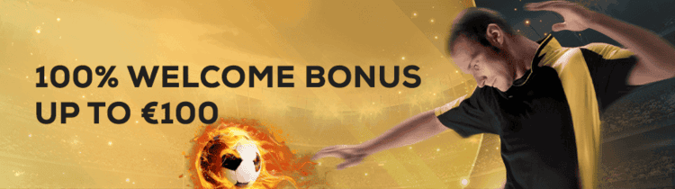 Sportsbook 100% welcome bonus 