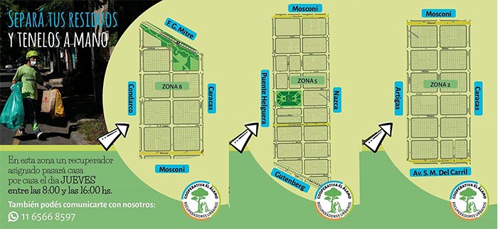 Recolección zonas 2,5 y 8