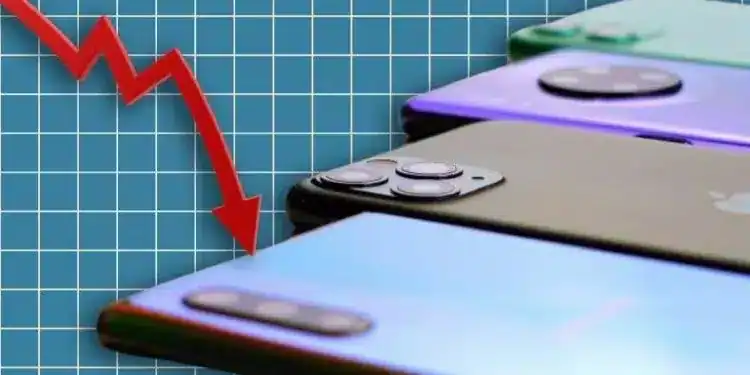 Baisse des livraisons de téléphones dans le monde