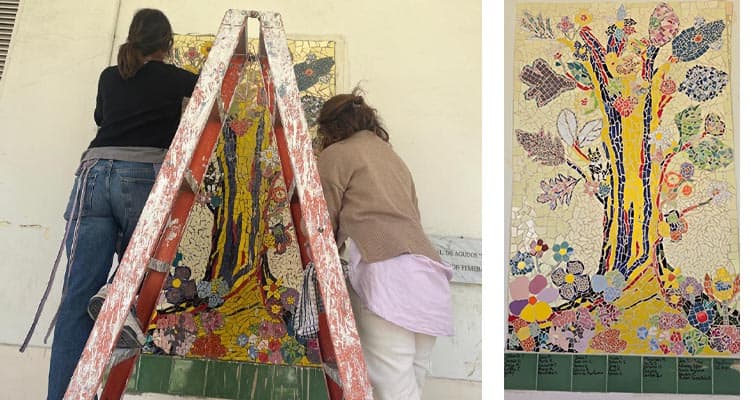 Mural en el Hospital Tornú