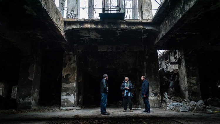 Jack Murphy (left), Velemir Markovic (center) and Cameron Prince (right).
