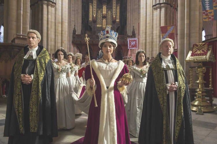 From ITV  VICTORIA  Episode One  Pictured: JENNA COLEMAN as Victoria  This photograph is (C) ITV Plc and can only be reproduced for editorial purposes directly in connection with the programme or event mentioned above. Once made available by ITV plc Picture Desk, this photograph can be reproduced once only up until the transmission [TX] date and no reproduction fee will be charged. Any subsequent usage may incur a fee. This photograph must not be manipulated [excluding basic cropping] in a manner which alters the visual appearance of the person photographed deemed detrimental or inappropriate by ITV plc Picture Desk.  This photograph must not be syndicated to any other company, publication or website, or permanently archived, without the express written permission of ITV Plc Picture Desk. Full Terms and conditions are available on the website www.itvpictures.com  For further information please contact:
Patrick.smith@itv.com 0207 1573044