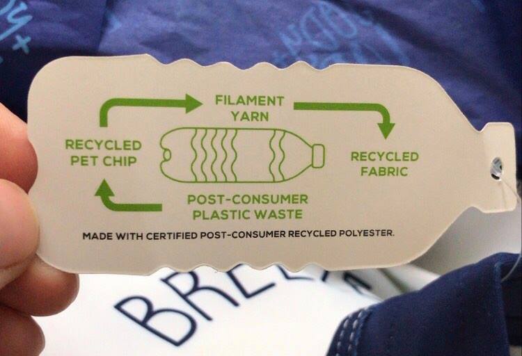 tag with info on the products used