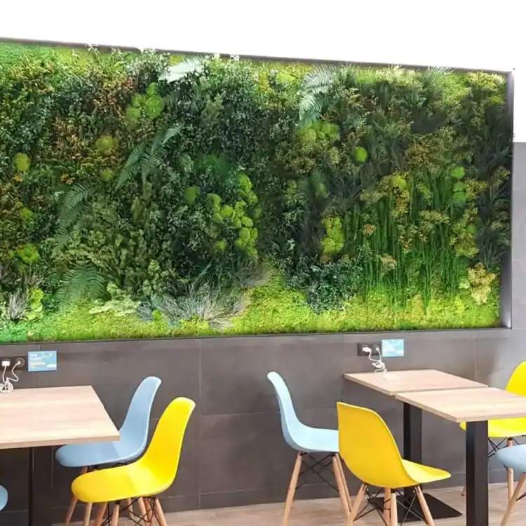 Rénovation mur végétalisé restaurant Smikies Bourg-en-bresse