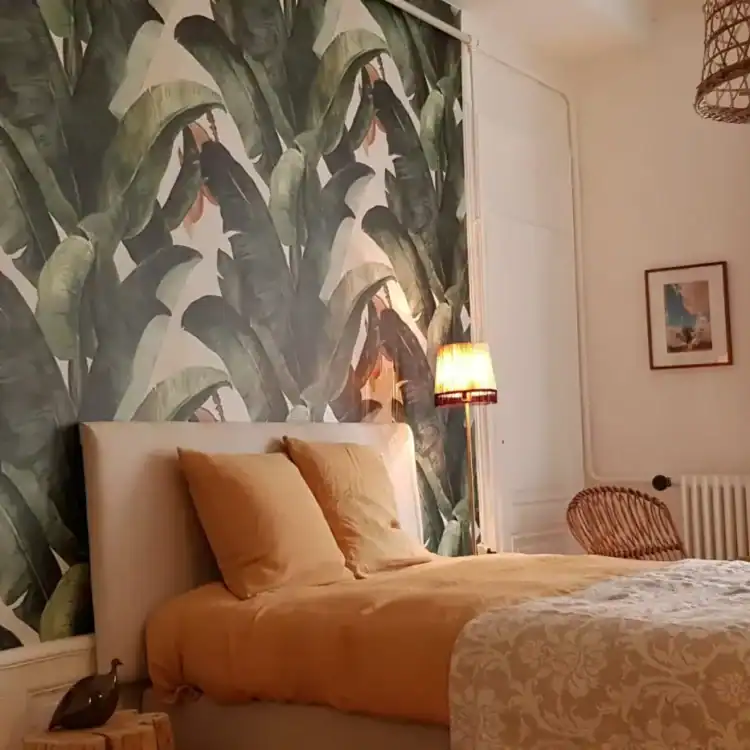 Architecte atelier julien création d'une chambre appartement haussmannien à Lyon