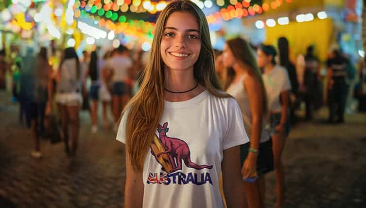 Australia Day Printing Custom T Shirts Made Easy