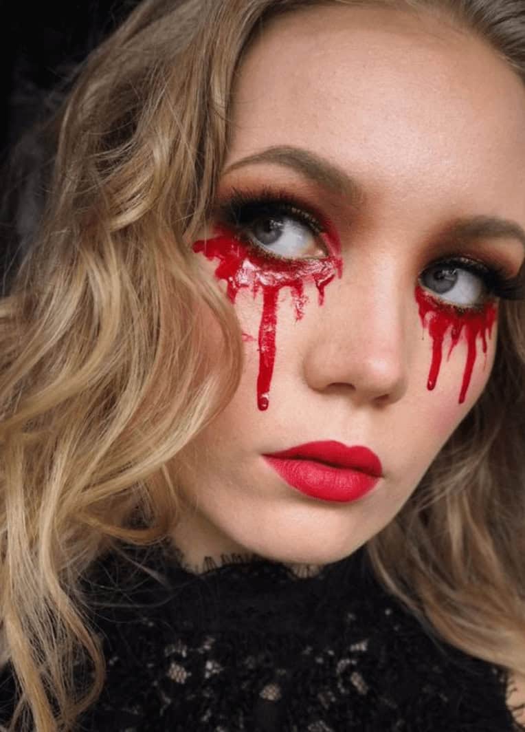 blood eyes de halloween