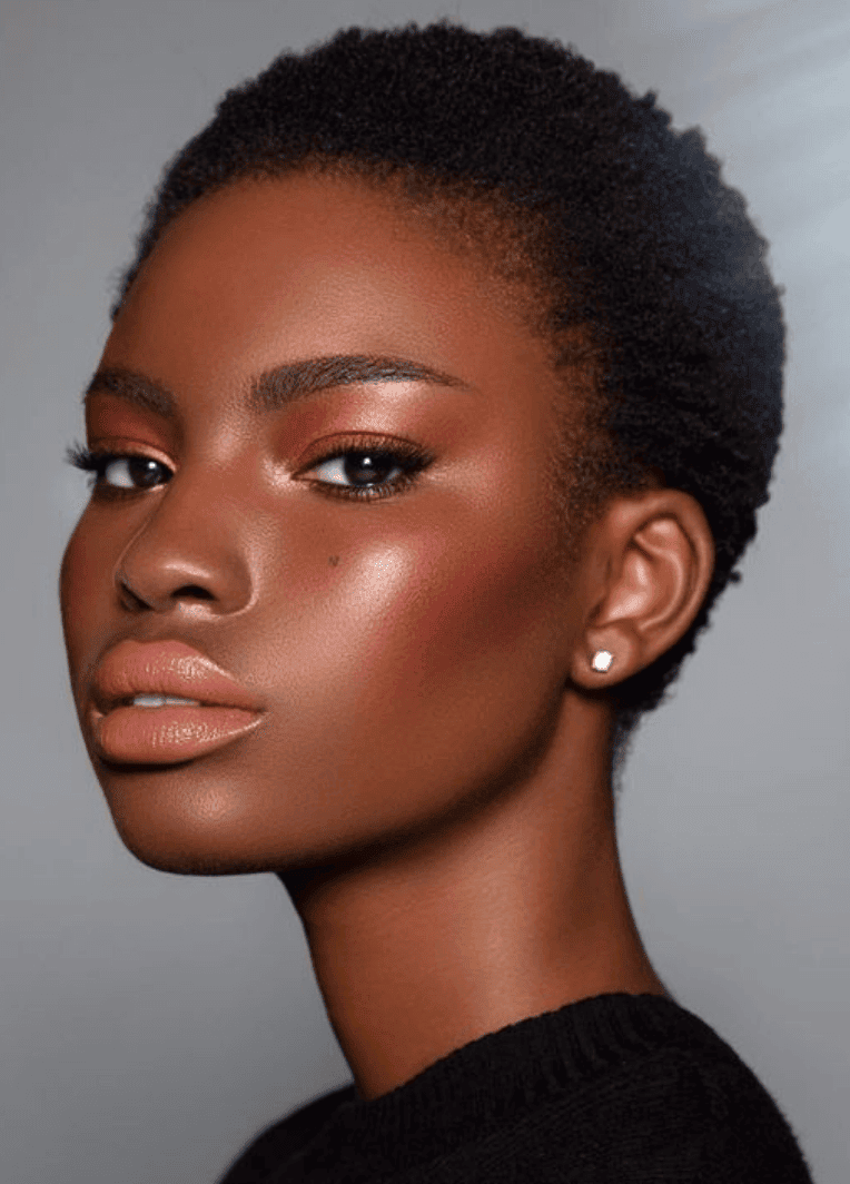 blush em pele negra