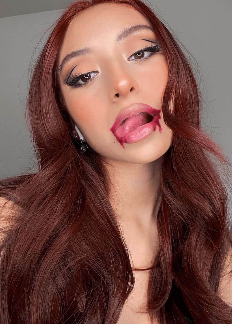 maquiagem de halloween vampira