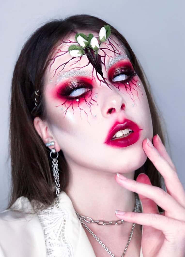 maquiagem de halloween zumbi