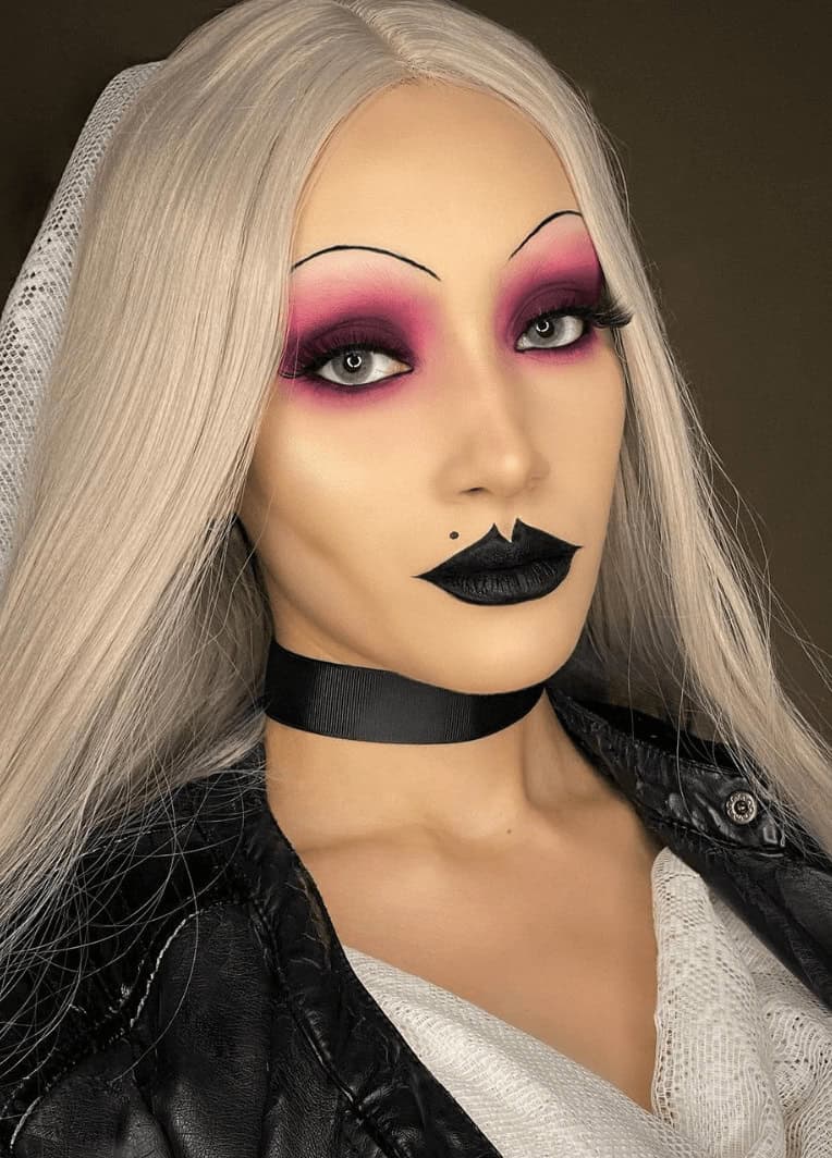 maquiagem de halloween para quem usa oculos
