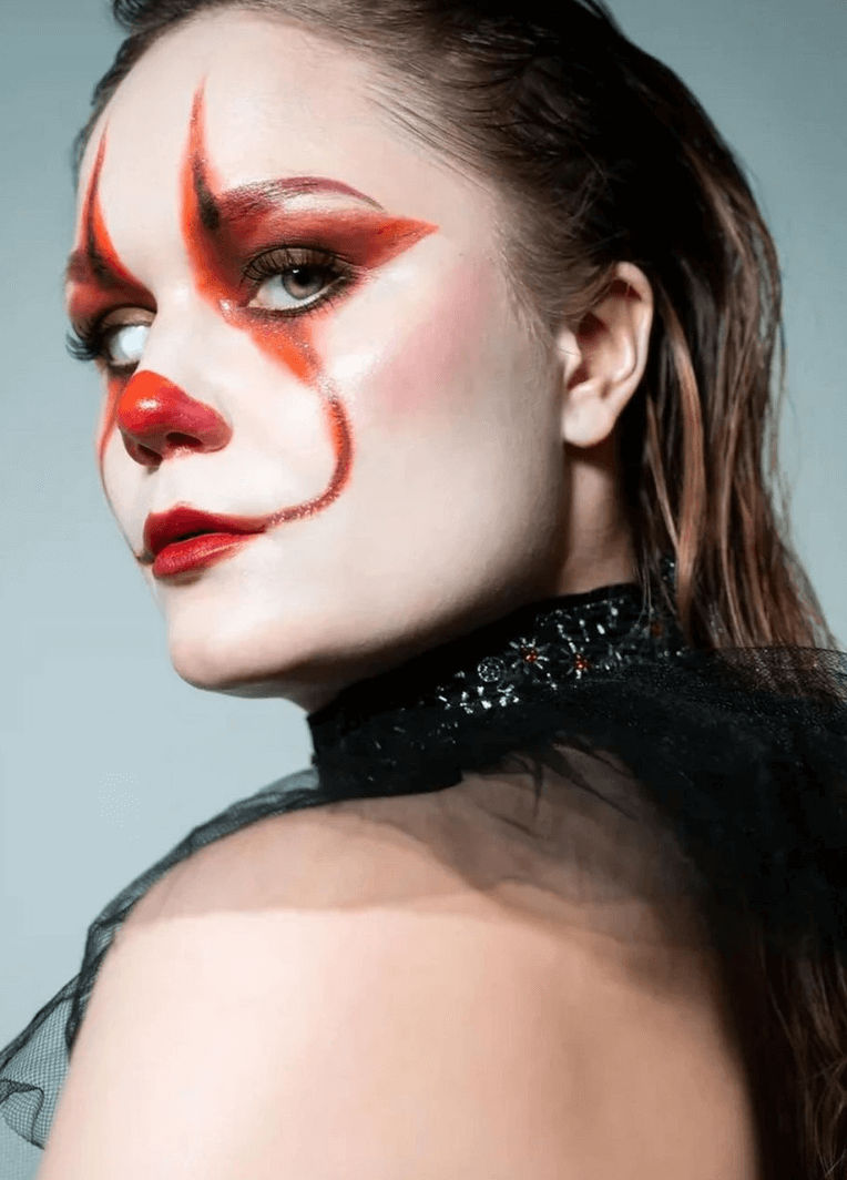 maquiagem de halloween palhaço fácil